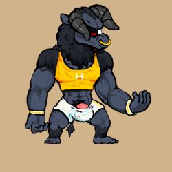 animated beefy big_penis daddy furry gay heavy_balls male_only manly oh_so_hero! pleasure_face tagme tough_guy yaoi