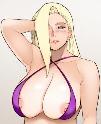 1girls alternate_breast_size aqua_eyes armpits bare_arms bare_shoulders big_breasts bikini blonde_hair blush boruto:_naruto_next_generations breasts busty cleavage edit female female_only hair_over_one_eye huge_breasts ino_yamanaka jnsdh light-skinned_female light_blue_eyes light_skin lipstick long_hair looking_at_viewer makeup naruto naruto:_the_last naruto_(series) naruto_shippuden nipple_slip posing revealing_swimsuit skimpy skimpy_bikini upper_body voluptuous