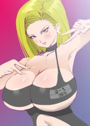 android 18 from dragon ball by zip line