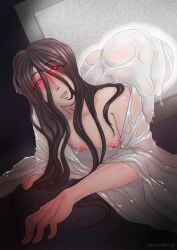 gay ghost kinksparcle long_hair messy_hair wet wet_clothes wet_hair yaoi