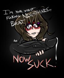 1boy 1girls blush blushing cute_deth cute_deth(artist) cute_deth(character) dip. five_nights_at_freddy's five_nights_at_freddy's_4 nightmare_(fnaf) penis_out