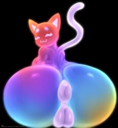 2022 :3 anthro anus areolae ass big_breasts black_background breasts cat_ears cat_tail catgirl cute donut_anus female fur furry furry_only hi_res highres looking_back matospectoru nipples nude nude_female original original_character presenting presenting_ass presenting_hindquarters pussy rainbow rainbow_(sadflowerhappy) rainbow_cat rainbow_fur rainbow_tail rear_view sadflowerhappy sfhrender sideboob simple_background smile tail white_areola