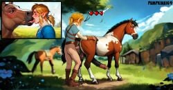 ai_generated anthro feral_on_human feral_penetrated french_kissing gay horse_penis horseballs horsecock kissing link link_(breath_of_the_wild) link_(tears_of_the_kingdom) male_on_feral male_only male_penetrating pumpkinai69 the_legend_of_zelda yaoi zoophilia