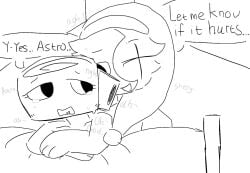 astro_(dandy's_world) bed censored dandy's_world female_penetrated moaning penetration seductive sex shelly_(dandy's_world) tears