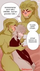 2boys argentina_(countryhumans) brazil_(countryhumans) comic comic_page comic_panel countryhumans couple gay hard_sex kinky_naty married_couple