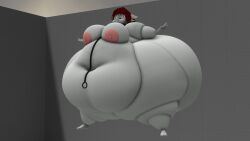 bbw big_ass big_breasts breasts bubble_butt cleavage gardevoir huge_ass huge_breasts kingofthekabuto nipples overweight pokemon pokemon_(species) queenofthekabuto solo thick_thighs wide_hips