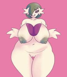 anthro bbw beauty_mark_under_mouth fat furry gardevoir huge_breasts hxxxperviolence mega_gardevoir milf pokemon pokemon_(species) pussy wide_hips