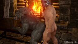 2boys anal_sex animated ass ass_focus balls blaidd_(elden_ring) brein_3d canine elden_ring from_behind fur furry gay helmet human male male/male male_only muscular muscular_male nude penetration sex short_playtime sound tagme video werewolf