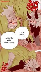 2boys argentina_(countryhumans) brazil_(countryhumans) comic comic_page comic_panel countryhumans couple gay hard_sex kinky_naty married_couple