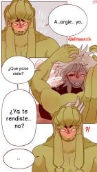 2boys argentina_(countryhumans) brazil_(countryhumans) comic comic_page comic_panel countryhumans couple gay hard_sex kinky_naty married_couple