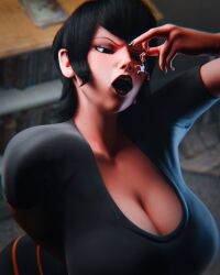 1girls 3d 3d_(artwork) big_ass big_breasts breasts bust busty chest curvaceous curvy curvy_figure female female_focus goth hair hips hotel_transylvania hourglass_figure huge_ass huge_breasts large_ass large_breasts legs light-skinned_female light_skin mature mature_female mavis_dracula slim_waist sony_pictures_animation sprankeez thick thick_hips thick_legs thick_thighs thighs top_heavy vampire vampire_girl vampiress voluptuous voluptuous_female vore waist wide_hips