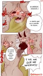 2boys argentina_(countryhumans) brazil_(countryhumans) comic comic_page comic_panel countryhumans couple gay hard_sex kinky_naty married_couple