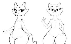 animal_humanoid anthro ass big_butt bottom_heavy flat_chested foxialewd humanoid kaz_(foxialewd) mammal mammal_humanoid mustela mustelid musteline nude pear-shaped_figure solo stoat thick_thighs true_musteline wide_hips