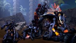 16:9 3d_(artwork) 4k absurd_res all_fours animal_genitalia animal_penis anthro anthro_penetrated anthro_penetrating anthro_penetrating_human arm_grab armor arthropod big_penis bottomless bottomless_female bottomless_human clothed clothing colored cosmic_background cowgirl_position dark_body dark_skin diadact_(halo) digital_media_(artwork) energy_blade faceless_character faceless_female faceless_human female female_anthro female_on_anthro female_on_human female_on_humanoid female_penetrated forced from_behind_position from_front_position full_armor genitals glowing glowing_genitalia glowing_nipples glowing_penis glowing_vulva grin group group_sex halo_(series) hand_on_butt handjob handjob_while_penetrated hi_res holding_penis human human_on_anthro human_on_humanoid human_penetrated human_penetrating human_penetrating_anthro human_penetrating_female humanoid humanoid_penetrating humanoid_penetrating_female humanoid_penetrating_human interspecies knot knotted_penis larger_anthro larger_humanoid light_body light_skin long_penis lying male male/female male_anthro male_humanoid male_on_anthro male_on_human male_penetrating male_penetrating_anthro male_penetrating_female male_penetrating_human mammal marines microsoft mounting nipples olympia_vale on_bottom on_front on_top orgy outside palm_tree penetration penile penile_penetration penis penis_in_vagina planet plant pompilus-sfm promethean red_nipples red_penis red_vulva reverse_stand_and_carry_position ruins sex size_difference smaller_human smile space space_background spartan_(halo) standing standing_sex stomach_bulge threesome tree unsc vaginal_penetration vulva widescreen xbox_game_studios