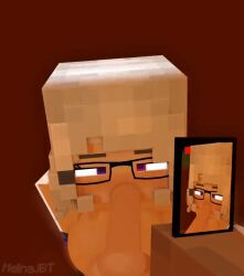 1boy 1boy1girl 1girls 3d animated big_penis blowjob camera commission deepthroat erection fellatio female livestream looking_at_partner looking_at_penis looking_at_viewer looking_up male/female melanie_thompson_(melinajbt) melinajbt mine-imator minecraft model nude outside phone pov selfie steve_(minecraft) tagme white_hair