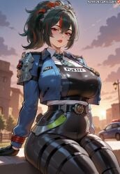 zhu yuan from zenless zone zero by kladen