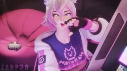 2girls animated blonde_female blonde_hair breasts catrin_glitch_(fortnite) clothed clothed_female dildo dildo_in_pussy dildo_penetration female female_ejaculation female_orgasm fingerless_gloves fortnite haylee_skye_(fortnite) heterochromia lesbian lesbian_sex looking_at_viewer moaning nipples open_mouth orgasm painted_nails pink_hair ponytail pussy_ejaculation pussy_juice sex_toy sex_toy_in_pussy sex_toy_insertion shorter_than_one_minute sound spread_legs squirt squirting tagme vaginal_insertion vaginal_orgasm vaginal_penetration video vr_headset yuri zarp3d