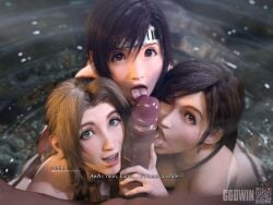1boy 3d 3girls aerith_gainsborough barret_wallace big_cock big_dick big_penis blowjob blowjob_only blowjob_pov braid braided_hair brown_eyes brown_hair butt_crack caption cleavage cock comic comic_page dark-skinned_male dark_skin dialogue dick earring earrings fellatio fellatio_pov female final_fantasy final_fantasy_vii final_fantasy_vii_rebirth final_fantasy_vii_remake fit_female foursome godwin green_eyes heterosexual holding holding_penis hot_spring interracial kunoichi legs_apart licking licking_penis light-skinned_female light_skin long_hair looking_at_viewer looking_up mage male neroxliv ninja ninja_girl nude nude_female nude_male onsen oral oral_sex outdoors outside outside_sex page_5 penis point_of_view pov pov_blowjob pov_eye_contact pov_male pubic_hair red_eyes short_hair size_difference smile smiling spread_legs square_enix squish straight subtitled tagme take_your_pick talking talking_to_viewer tifa_lockhart tomboy tongue tongue_out twintails veiny_penis water wink winking winking_at_viewer yuffie_kisaragi
