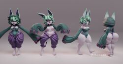 256:135 3d_(artwork) areola ass big_butt bottom_heavy bottomwear breasts bunny_ears bunny_girl clothing digital_media_(artwork) eyelashes female freckled_face freckles genitals green_hair hair hi_res huge_butt huge_hips huge_thighs humanoid humanoid_pointy_ears inner_ear_fluff lagomorph league_of_legends leotard long_eyelashes long_sleeves medium_breasts nipple_dip nipples oversized_bottomwear oversized_clothing oversized_pants pants pink_eyes pointy_ears rabbit_ears rabbit_girl riot_games shortstack soft_abs solo tencent thick_thighs tuft vex_(league_of_legends) vulva wide_hips yordle zhenash