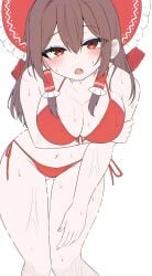 reimu hakurei from touhou by mikan7f