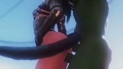 1boy 3d animated armor armored_female black_hair breasts cat_ears cat_tail catgirl female final_fantasy final_fantasy_xiv goblin goblin_rape gpose_(ffxiv) interspecies male miqo'te monster monster_on_female monster_rape partially_clothed_female rape sex size_difference small_breasts tagme vaginal_penetration vaginal_sex video video_game_franchise
