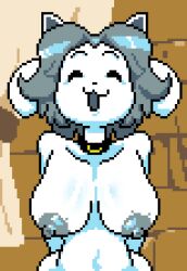 temmie (undertale) from undertale by algob4v