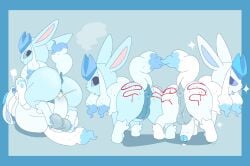 alternate_form anus ass ball_fondling balls blep blue_background blue_border blue_eyes blue_pawpads bodily_fluids border canid cum cum_from_vagina cum_in_vagina cum_inside cum_on_penis cum_splatter dominant dominant_female duo eeveelution ejaculation feet female female_penetrated feral feral_on_feral feral_penetrated feral_penetrating feral_penetrating_feral fondling footjob_on_balls generation_4_pokemon genital_fluids genitals glaceon head_back hindpaw leaking_cum looking_back male male/female male_penetrating male_penetrating_female mammal nintendo pawpads paws penetration penile penile_penetration penis pokemon pokemon_(species) presenting presenting_hindquarters sex simple_background snazzle_snapp soles sparkles sprinkles sprinkles_in_fur sprinkles_on_butt sprinkles_on_tail steam steamy_breath syrup thick_thighs tongue tongue_out vaginal_penetration vulva wide_hips