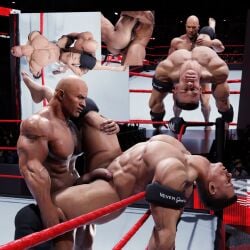 dwayne ”the rock” johnson from wwe by timetorespawn