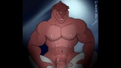 2d_animation abs anal anal_sex animated balls biceps big_penis deltoids dinosaur erection first_person_view foreskin franubis genitals human humanoid_genitalia humanoid_penis lizard loop male male/male mammal muscular muscular_male navel pecs penetration penile penile_penetration penis penis_in_ass prehistoric_species red_body reptile scalie size_difference