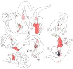 2023 anal anal_sex animal_genitalia anus backsack balls balls_deep blep blush blush_lines bodily_fluids breath buttplug chest_tuft closed_eyes cum cum_from_vagina cum_in_vagina cum_inside cum_string cum_while_penetrated cumshot digital_drawing_(artwork) digital_media_(artwork) domestic_cat ejaculation emanata feet felid feline felis female female_penetrated feral feral_on_feral feral_penetrated feral_penetrating feral_penetrating_feral from_front_position fully_sheathed fur genital_fluids genitals group hindpaw hug hugging_another hybrid knot knotted_penis knotting lying male male/female male/male male_penetrated male_penetrating male_penetrating_female male_penetrating_male mammal missionary_position multiple_images on_back open_mouth pawpads paws penetration penile penile_penetration penis penis_tip pink_pawpads pinned plug_(sex_toy) prehensile_tail raised_tail red_penis sex sex_toy sheath simple_background sleeping sleeping_together snazzle_snapp spread_vulva spreading tail tongue tongue_out toony tuft upside-down vaginal_canal vaginal_penetration vulva white_background white_balls white_body white_fur