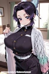kochou shinobu from demon slayer by robosusensei