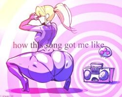 1girls animated ass big blush body bottom bouncing breasts cheeks clap clapping cowgirl curvy doggy fat female figure focus full gold_boombox_(prevence) hair heavy hips huge hyper hypnosis jiggle jiggling large massive meme metroid milf music nintendo only position round samus_aran shake shaking small solo squat squatting style tagme tail-blazer thick thighs twerk twerking video voluptuous