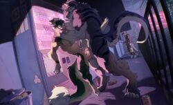 andromorph andromorph/male andromorph_penetrated animal_genitalia animal_penis anthro aroused asphyxiation background_character bodily_fluids bottomwear bulge canid canine canine_genitalia canine_penis choking clothing cobu cum cum_drip cum_in_vagina cum_inside dragon dripping duo_focus erection eyewear eyewear_only felkin fluffy fluffy_tail fox genital_fluids genitals glasses glasses_only group hi_res humanoid_genitalia humanoid_vulva hybrid intersex intersex/male intersex_penetrated knot knotted_penis looking_pleasured machine male male_penetrating male_penetrating_andromorph male_penetrating_intersex mammal muscular muscular_anthro muscular_male mythological_creature mythological_scalie mythology nude pants penetration penile penile_penetration penis penis_in_vagina round_glasses scalie sex standing standing_sex stomach_bulge tail tenting throat_grab tongue tongue_out trans_(lore) trans_man_(lore) trio vaginal_penetration vending_machine voyeur vulva wearing_glasses