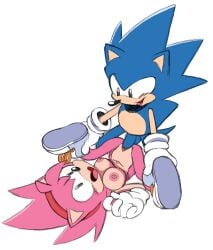 amy_rose blue_fur breasts classic_amy_rose classic_sonic colorized colorized_edit furry leatherruffian nipples penis penis_in_pussy pink_fur pussy sex sonic_(series) sonic_the_hedgehog_(series) third-party_edit vaginal_sex