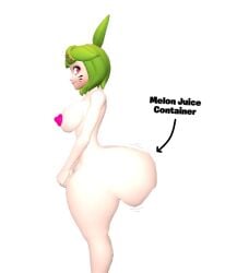 big_ass big_ass_(female) big_ass_cheeks big_booty big_booty_(female) big_booty_cheeks big_butt big_butt_(female) big_butt_cheeks bubble_ass bubble_ass_(female) bubble_butt bubble_butt_(female) evil_container fully_naked fully_nude kaibernation looking_at_viewer melony_(smg4) naked naked_female nude nude_female side_ass side_butt smg4