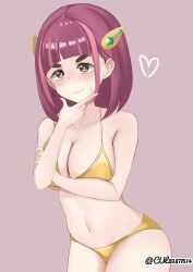 1girls 2d 2d_(artwork) 2d_artwork almost_naked almost_nude background bare_arms bare_belly bare_chest bare_hands bare_hips bare_legs bare_midriff bare_navel bare_shoulders bare_skin bare_thighs belly belly_button big_boobs big_breasts bikini bikini_bottom bikini_only bikini_top blunt_bangs blush_face blushing blushing_at_viewer blushing_female breasts brown-eyed_female brown_eyes busty busty_female busty_girl cleavage closed_mouth_smile collarbone cul82877514 curvaceous curvaceous_body curvaceous_female curvaceous_figure curvaceous_hips curvy curvy_body curvy_female curvy_figure curvy_hips digital digital_art digital_drawing digital_drawing_(artwork) digital_media digital_media_(artwork) drawing elbows exposed exposed_arms exposed_belly exposed_chest exposed_hips exposed_legs exposed_midriff exposed_navel exposed_shoulders exposed_skin exposed_thighs female female_focus female_only fingers flushed flushed_face gold_bikini gold_bikini_bottom gold_bikini_top gold_swimsuit gold_swimwear groin halterneck hand_on_arm hand_on_own_arm hourglass_figure lacey_(pokemon) large_boobs large_breasts lean_figure legs_closed legs_together light_smile medium_hair midriff monotone_background mostly_nude naked naked_female naked_woman narrow_waist navel nearly_nude nude nude_female nudity one_color_background pink_background plain_background pokemon portrait posing posing_for_the_viewer posing_naked posing_nude practically_nude purple-haired_female purple_hair shoulders slender_body slender_waist slight_smile slim_female slim_waist smile smiley_face smiling smiling_at_viewer solid_color_background solo standing string_bikini swimsuit swimwear thick_eyebrows thick_thighs thighs thighs_together touching_arm upper_body white_pupils wide_hips