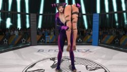 3d bare_legs barefoot cammy_white cammy_white_(street_fighter_6) carried carrying closed_eyes daz3d daz_studio defeated juri_han ots_carry over_the_shoulder ryona sleeping somnophilia starry_solace street_fighter unconscious