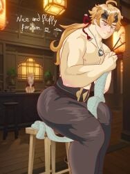 eproctophilia eproctophillia fart fart_fetish farting gay genshin_impact kinkhero thoma_(genshin_impact)