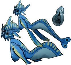 female female_focus female_only game monster monster_girl nibbler sea subnautica subnautica_2 vagina