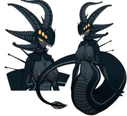 female female_focus female_only game gargantuan_leviathan_(subnautica) monster monster_girl sea subnautica vagina