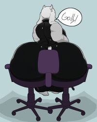 1girls 2020s 2025 2025s ass ass_bigger_than_head ass_focus blue_background boss_monster_(undertale) caprine_horns caprine_humanoid colossal_ass colossal_booty colossal_butt gigantic_ass gigantic_booty gigantic_butt goat_humanoid goat_mom humongous_ass humongous_butt massive_ass massive_butt massive_buttocks nerobero0 png simple_background solo solo_female solo_focus text toriel twitter_link two_chairs_for_one undertale