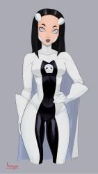 black_hair dc dc_comics female female_only hayabusart legion_of_superheroes long_hair phantom_girl superhero_costume superheroine