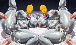 ai_generated ass big_ass big_breasts big_butt big_thighs breasts curvy curvy_figure faceless_character faceless_female female large_ass large_breasts pepsi pepsiwoman thick_thighs thighs voluptuous