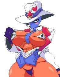 1girls big_breasts bikini brawl_stars dark-skinned_female misfortune_tara_(brawl_stars) pixel_(artwork) pixel_art tara_(brawl_stars)