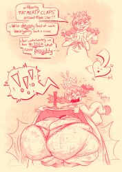 2026 2_panel_comic before_and_after comic fairy_queen fat_ass hammerspace hyperbuttery queen_ripple swamp_ass sweaty_ass tagme