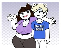 1boy 1girls alpharad annoyed arm_around_shoulder big_areola big_nipples black_eyes blackmailfuckst blonde_hair bottomless braless breasts brown_hair casual chubby clavicle cleavage cleft_of_venus colored_skin completely_nude curvy dotted_background edited female frown fully_clothed functionally_nude functionally_nude_female gradient_background halftone_background height_difference huge_breasts human imminent_nudity jaiden jaiden_(jaiden_animations) jaiden_animations jaidenanimations jitome large_areolae large_breasts long_hair looking_at_another looking_to_the_side male male_and_female_focus micro_penis mob_face multiple_versions navel nervous nipples nipples_visible_through_clothing no_bra no_nose no_panties nonsexual nude nude_female open_mouth pale-skinned_female pale-skinned_male pale_skin pantyless part_of_a_set penis plump polka_dot_background pussy pussy_visible_through_clothes see-through see-through_clothes see-through_clothing see-through_shirt sexy sexy_pose shaded_face short_hair shrinkage shrugging sketch small_penis small_penis_humiliation smile sph standing steca straight sweat sweatdrop talking talking_to_another thelazyart thick thick_legs thick_thighs thighs unamused uncircumcised waving white_outline white_skin wide_hips youtube youtuber youtuber_character youtuber_girl youtubers