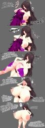 2girls 3d addbd black_toenails breast_expansion cleavage_vore feet female_pred gigantic_breasts head_first hyper_breasts licking_feet looking_down multiple_girls no_bra nose_blush original original_character original_characters pleasure sadism sequence talking_to_prey thick_thighs toes topless unwilling_prey vore wide_hips