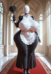 ai_generated big_breasts cyborg haydee haydee_(game) robot_girl surikat wide_hips