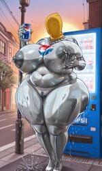 ai_generated ass big_ass big_breasts big_butt big_thighs breasts curvy curvy_figure faceless_character faceless_female female large_ass large_breasts pepsi pepsiwoman thick_thighs thighs voluptuous