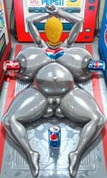 ai_generated ass big_ass big_breasts big_butt big_thighs breasts curvy curvy_figure faceless_character faceless_female female large_ass large_breasts pepsi pepsiwoman thick_thighs thighs voluptuous